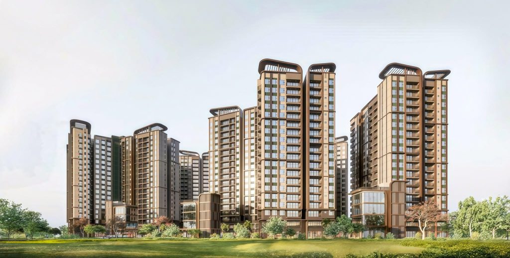 Tổng thể tổ hợp căn hộ Norton Park Bình Dương do Gamuda Land phát triển tại Thuận An
